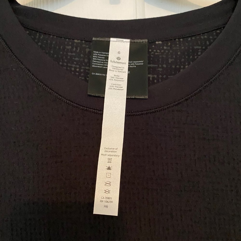 Lululemon Uncovered Tall Long Sleeve *Tie Back- NWT - Picture 7 of 9